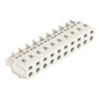 WAGO - 1-Leiter-Federleiste, CAGE CLAMP®, 2,5mm², lichtgrau