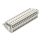 WAGO - 2-Leiter-Federleiste, Push-in CAGE CLAMP®, 2,5mm², lichtgrau