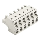 WAGO - 2-Leiter-Federleiste, Push-in CAGE CLAMP®, 2,5mm², lichtgrau