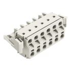 WAGO - 2-Leiter-Federleiste, Push-in CAGE CLAMP®, 2,5mm², lichtgrau