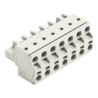 WAGO - 2-Leiter-Federleiste, Push-in CAGE CLAMP®, 2,5mm², lichtgrau