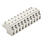 WAGO - 2-Leiter-Federleiste, Push-in CAGE CLAMP®, 2,5mm², lichtgrau