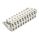 WAGO - 2-Leiter-Federleiste, Push-in CAGE CLAMP®, 2,5mm², lichtgrau