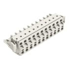 WAGO - 2-Leiter-Federleiste, Push-in CAGE CLAMP®, 2,5mm², lichtgrau