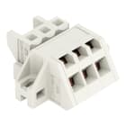 WAGO - 1-Leiter Federleiste, abgewinkelt, CAGE CLAMP®, 2,5mm², lichtgrau