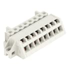 WAGO - 1-Leiter Federleiste, abgewinkelt, CAGE CLAMP®, 2,5mm², lichtgrau