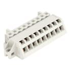 WAGO - 1-Leiter Federleiste, abgewinkelt, CAGE CLAMP®, 2,5mm², lichtgrau