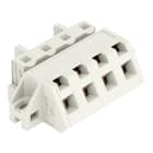 WAGO - 1-Leiter Federleiste, abgewinkelt, CAGE CLAMP®, 2,5mm², lichtgrau