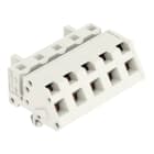 WAGO - 1-Leiter Federleiste, abgewinkelt, CAGE CLAMP®, 2,5mm², lichtgrau
