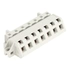 WAGO - 1-Leiter Federleiste, abgewinkelt, CAGE CLAMP®, 2,5mm², lichtgrau