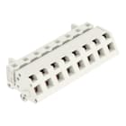 WAGO - 1-Leiter Federleiste, abgewinkelt, CAGE CLAMP®, 2,5mm², lichtgrau