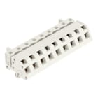 WAGO - 1-Leiter Federleiste, abgewinkelt, CAGE CLAMP®, 2,5mm², lichtgrau
