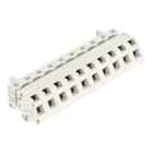 WAGO - 1-Leiter Federleiste, abgewinkelt, CAGE CLAMP®, 2,5mm², lichtgrau