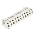 WAGO - 1-Leiter Federleiste, abgewinkelt, CAGE CLAMP®, 2,5mm², lichtgrau
