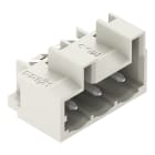 WAGO - THT-Stiftleiste, Lötstift 1, 0x1, 0mm, abgewinkelt, lichtgrau