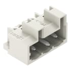 WAGO - THT-Stiftleiste, Lötstift 1, 0x1, 0mm, abgewinkelt, lichtgrau