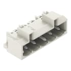 WAGO - THT-Stiftleiste, Lötstift 1, 0x1, 0mm, abgewinkelt, lichtgrau
