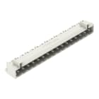 WAGO - THT-Stiftleiste, Lötstift 1, 2x1, 2mm, abgewinkelt, lichtgrau