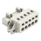 WAGO - 1-Leiter-Stiftleiste, CAGE CLAMP®, 2,5mm², lichtgrau