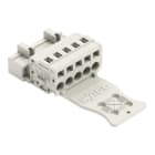 WAGO - 1-Leiter-Stiftleiste, CAGE CLAMP®, 2,5mm², lichtgrau