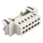 WAGO - 1-Leiter-Stiftleiste, CAGE CLAMP®, 2,5mm², lichtgrau