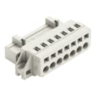 WAGO - 1-Leiter-Stiftleiste, CAGE CLAMP®, 2,5mm², lichtgrau