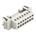 WAGO - 1-Leiter-Stiftleiste, CAGE CLAMP®, 2,5mm², lichtgrau