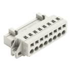 WAGO - 1-Leiter-Stiftleiste, CAGE CLAMP®, 2,5mm², lichtgrau