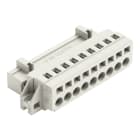 WAGO - 1-Leiter-Stiftleiste, CAGE CLAMP®, 2,5mm², lichtgrau