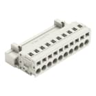 WAGO - 1-Leiter-Stiftleiste, CAGE CLAMP®, 2,5mm², lichtgrau