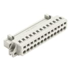 WAGO - 1-Leiter-Stiftleiste, CAGE CLAMP®, 2,5mm², lichtgrau