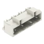 WAGO - THT-Stiftleiste, Lötstift 1, 0x1, 0mm, abgewinkelt, lichtgrau
