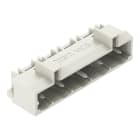 WAGO - THT-Stiftleiste, Lötstift 1, 0x1, 0mm, abgewinkelt, lichtgrau