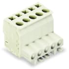 WAGO - 1-Leiter Federleiste, abgewinkelt, CAGE CLAMP®, 2,5mm², lichtgrau