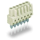 WAGO - Federleiste für Reihenklemmen, Stifte 0,6x1mm, gerade, lichtgrau