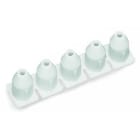 WAGO - Isolierungsstopp, 0,08 - 0,2mm² ''e'' (0, 14mm² ''f''), 5 Stück / Strang, weiß