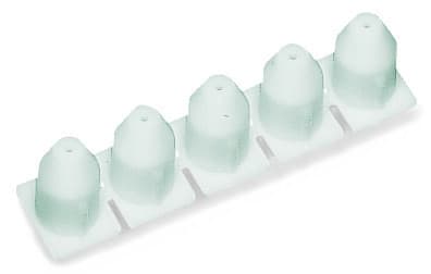 WAGO - Isolierungsstopp, 0,08 - 0,2mm² ''e'' (0, 14mm² ''f''), 5 Stück / Strang, weiß