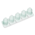 WAGO - Isolierungsstopp, 0,08 - 0,2mm² ''e'' (0, 14mm² ''f''), 5 Stück / Strang, weiß