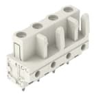 WAGO - THT-Federleiste, gerade, Rastermaß 7,5mm, lichtgrau