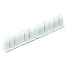 WAGO - Isolierungsstopp, 0,08 - 0,2mm² ''e'' (0, 14mm² ''f''), 4x3 Stück / Strang, weiß