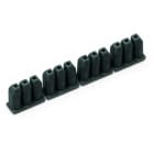 WAGO - Isolierungsstopp, 0,25 - 0,5mm² ''e+f'', 4x3 Stück / Strang, dunkelgrau