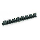 WAGO - Isolierungsstopp, 0,25 - 0,5mm² ''e+f'', 8 Stück / Strang, dunkelgrau