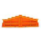 WAGO - 4-Etagen-Abschlussplatte, ohne Aufdruck, 7, 62mm dick, orange