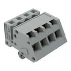 WAGO - 1-Leiter Federleiste, abgewinkelt, CAGE CLAMP®, 2,5mm², grau