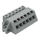 WAGO - 1-Leiter Federleiste, abgewinkelt, CAGE CLAMP®, 2,5mm², grau