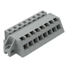 WAGO - 1-Leiter Federleiste, abgewinkelt, CAGE CLAMP®, 2,5mm², grau