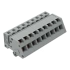 WAGO - 1-Leiter Federleiste, abgewinkelt, CAGE CLAMP®, 2,5mm², grau