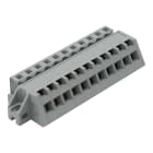WAGO - 1-Leiter Federleiste, abgewinkelt, CAGE CLAMP®, 2,5mm², grau