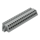 WAGO - 1-Leiter Federleiste, abgewinkelt, CAGE CLAMP®, 2,5mm², grau