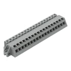 WAGO - 1-Leiter Federleiste, abgewinkelt, CAGE CLAMP®, 2,5mm², grau